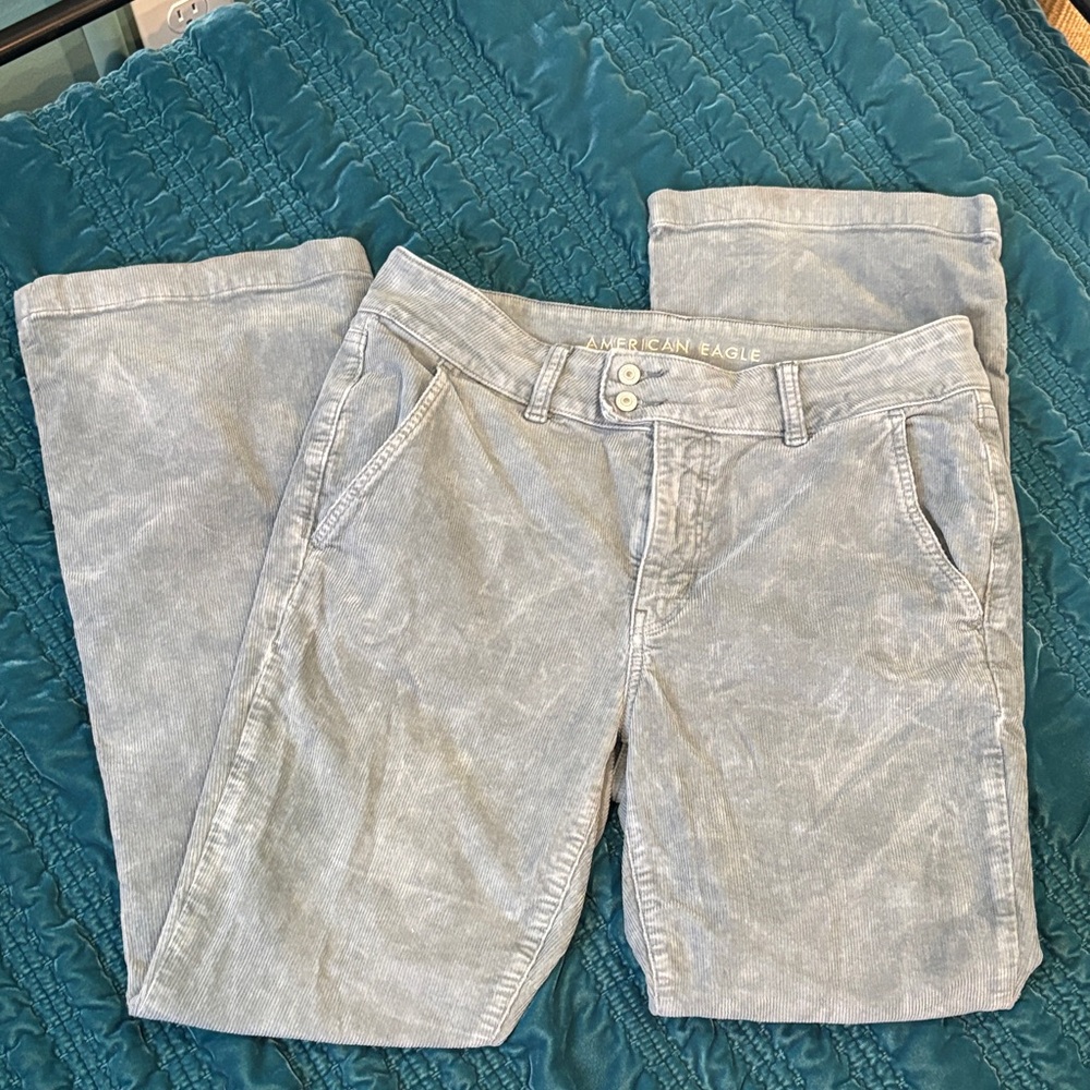American Eagle Outfitters Women's High Rise Kick Boot Corduroy pants